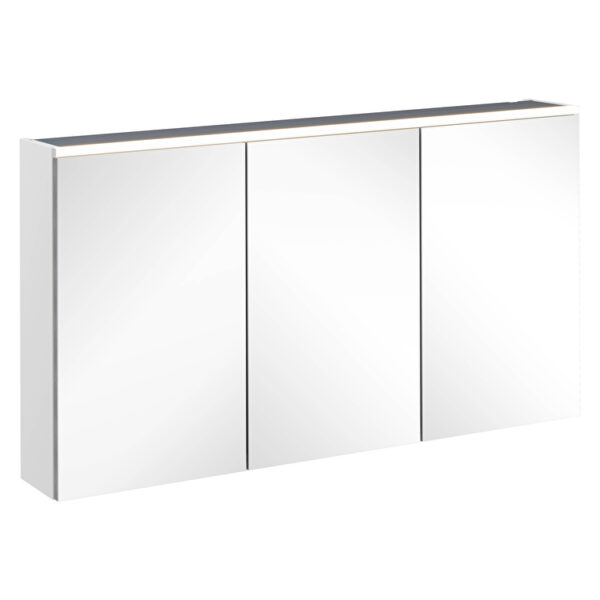 VitrA Core Dolaplı Ayna, 120 cm, Aydınlatmalı, Mat Açık Gri