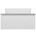 VitrA Nuo Lavabo Dolabı, 80 cm, Bir Çekmeceli, Çanak Lavabo, Cam Tezgah, Parlak Beyaz - Görsel 7