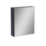 VitrA Mia Asimetrik Dolaplı Ayna, 60 cm, Bir Kapaklı, Parlak Antrasit, Sağ