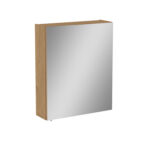 VitrA Mia Asimetrik Dolaplı Ayna, 60 cm, Bir Kapaklı, Altın Meşe, Sağ