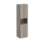 VitrA Root Flat Boy Dolabı, 40 cm, İki Kapaklı, Kısa, Çamaşır Sepetli, Cordoba, Sağ