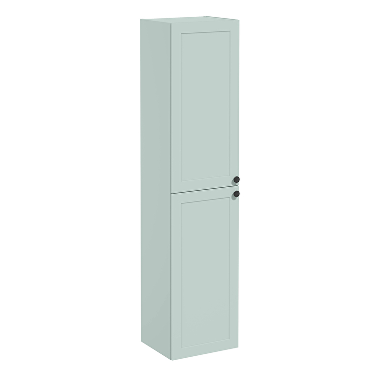 68516-1.jpg VitrA Root Classic Boy Dolabı, 40 cm, İki Kapaklı, Mat Retro Yeşil - Görsel 1