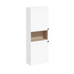 VitrA Root Classic Boy Dolabı, 55 cm, İki Kapaklı, Dar, Kısa, Mat Beyaz