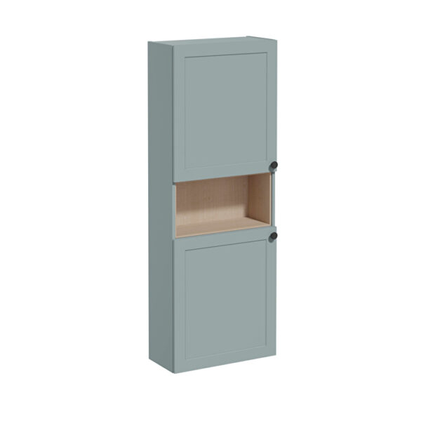 VitrA Root Classic Boy Dolabı, 55 cm, İki Kapaklı, Dar, Kısa, Mat Fiyord Yeşili