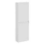 VitrA Root Classic Boy Dolabı, 55 cm, İki Kapaklı, Dar, Mat Açık Gri