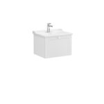VitrA Root Classic Lavabo Dolabı, 60 cm, Bir Çekmeceli, Klasik Lavabo, Mat Açık Gri - Görsel 2
