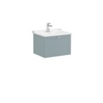 VitrA Root Classic Lavabo Dolabı, 60 cm, Bir Çekmeceli, Klasik Lavabo, Mat Fiyord Yeşili