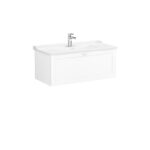 VitrA Root Classic Lavabo Dolabı, 100 cm, Bir Çekmeceli, Klasik Lavabo, Mat Beyaz