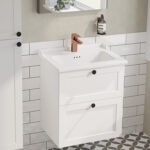 VitrA Root Classic Lavabo Dolabı, 60 cm, İki Çekmeceli, Klasik Lavabo, Mat Beyaz - Görsel 4
