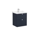 VitrA Root Classic Lavabo Dolabı, 60 cm, İki Çekmeceli, Klasik Lavabo, Mat Lacivert