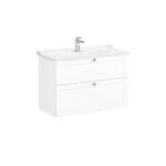 VitrA Root Classic Lavabo Dolabı, 100 cm, İki Çekmeceli, Klasik Lavabo, Mat Beyaz - Görsel 3