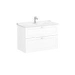 VitrA Root Classic Lavabo Dolabı, 100 cm, İki Çekmeceli, Klasik Lavabo, Mat Beyaz - Görsel 2