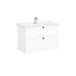 VitrA Root Classic Lavabo Dolabı, 100 cm, İki Çekmeceli, Klasik Lavabo, Mat Beyaz
