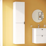 VitrA Root Groove Boy Dolabı, 40 cm, İki Kapaklı, Mat Beyaz - Görsel 8