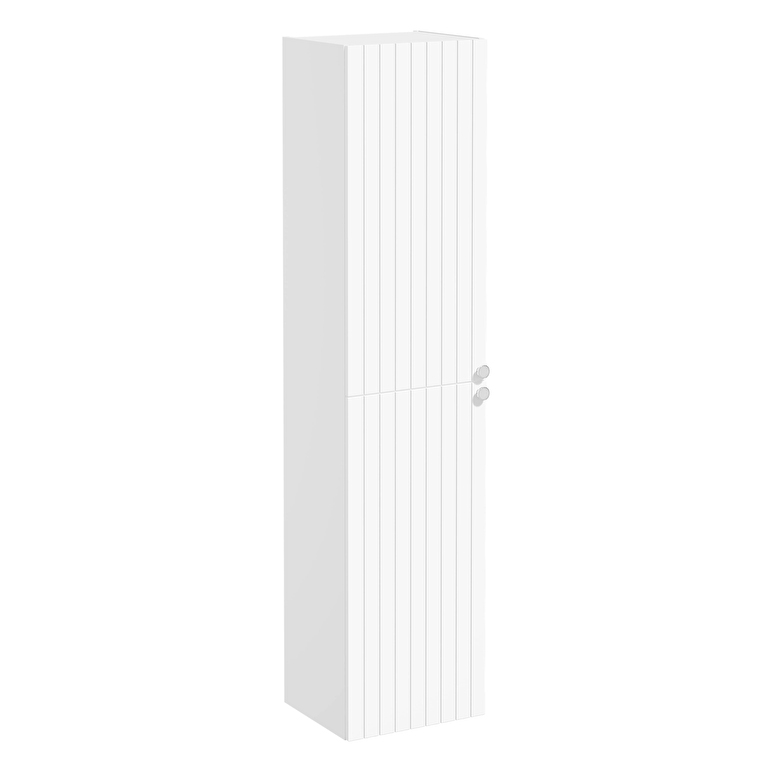 69086_a81de9aaef51af1a204e9807cff11cbca1b29412-1.jpg VitrA Root Groove Boy Dolabı, 40 cm, İki Kapaklı, Mat Beyaz - Görsel 1