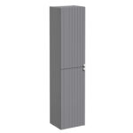VitrA Root Groove Boy Dolabı, 40 cm, İki Kapaklı, Mat Gri