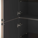 VitrA Root Groove Boy Dolabı, 40 cm, İki Kapaklı, Mat Grafit - Görsel 2