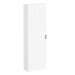 Vitra Root Groove Boy Dolabı, 55 cm, İki Kapaklı, Dar, Kısa, Mat Beyaz