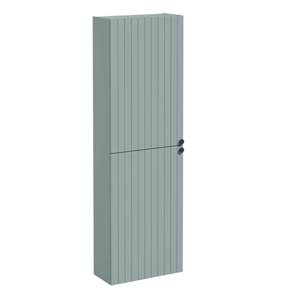 Vitra Root Groove Boy Dolabı, 55 cm, İki Kapaklı, Dar, Kısa, Mat Fiyord Yeşili