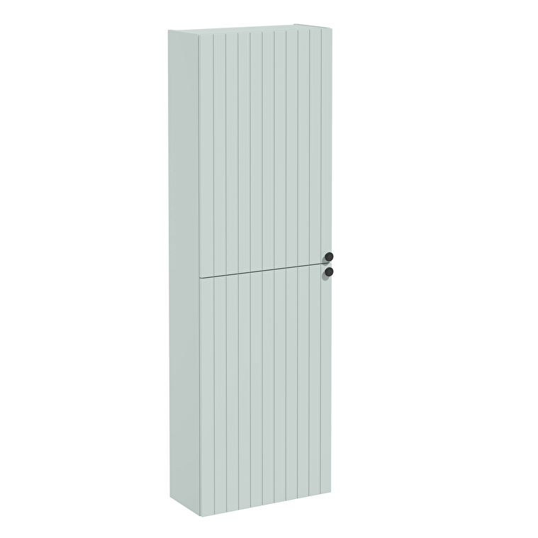 69120-1.jpg Vitra Root Groove Boy Dolabı, 55 cm, İki Kapaklı, Dar, Kısa, Mat Retro Yeşil - Görsel 1