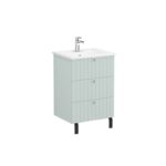 VitrA Root Flat Ayak, 13 cm, 2 Adet, Mat Siyah - Görsel 5
