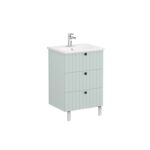 VitrA Root Flat Ayak, 13 cm, 2 Adet, Krom - Görsel 3