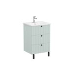 VitrA Root Flat Ayak, 13 cm, 2 Adet, Mat Siyah - Görsel 3