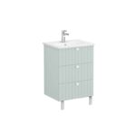 VitrA Root Flat Ayak, 13 cm, 2 Adet, Krom - Görsel 2
