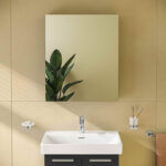 VitrA Mia Asimetrik Dolaplı Ayna, 60 cm, Bir Kapaklı, Parlak Antrasit, Sol - Görsel 2