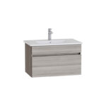 VitrA Mia Plus Square Lavabo Dolabı, 80 cm, Bir Çekmeceli, Cordoba - Görsel 2