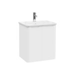 VitrA Integra Round Lavabo Dolabı, 60 cm, İki Kapaklı, Mat Beyaz