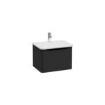 VitrA Integra Round Lavabo Dolabı, 60 cm, Bir Çekmeceli, Mat Grafit