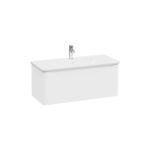VitrA Integra Round Lavabo Dolabı, 100 cm, Bir Çekmeceli, Mat Beyaz
