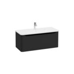 VitrA Integra Round Lavabo Dolabı, 100 cm, Bir Çekmeceli, Mat Grafit