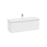 VitrA Integra Round Lavabo Dolabı, 120 cm, Bir Çekmeceli, Mat Beyaz