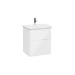 VitrA Integra Round Lavabo Dolabı, 60 cm, İki Çekmeceli , Parlak Beyaz