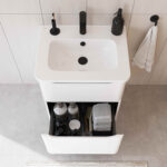 VitrA Integra Round Lavabo Dolabı, 60 cm, İki Çekmeceli , Parlak Beyaz - Görsel 6