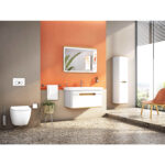 VitrA Sento Düz Ayna, 100 cm, Aydınlatmalı, Açık Meşe - Görsel 2