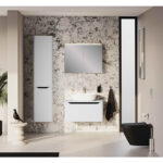 VitrA Integra Round Lavabo Dolabı, 80 cm, Bir Çekmeceli, Çanak Lavabo Uyumlu, Mat Açık Gri, Lavabosuz - Görsel 3