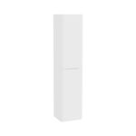VitrA Integra Round Boy Dolabı, 40 cm, İki Kapaklı, Mat Beyaz, Sol