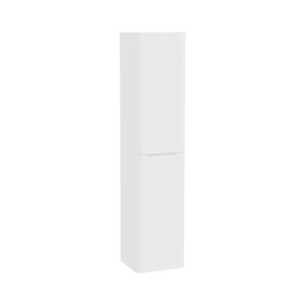 VitrA Integra Round Boy Dolabı, 40 cm, İki Kapaklı, Mat Beyaz, Sol