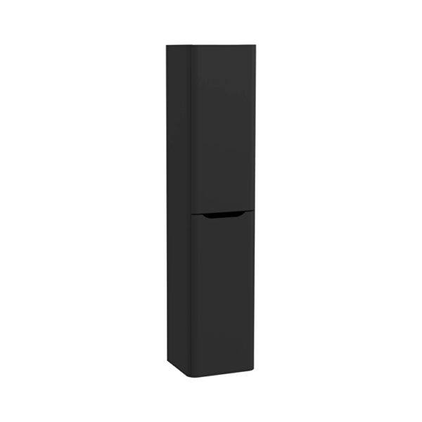VitrA Integra Round Boy Dolabı, 40 cm, İki Kapaklı, Mat Grafit, Sol