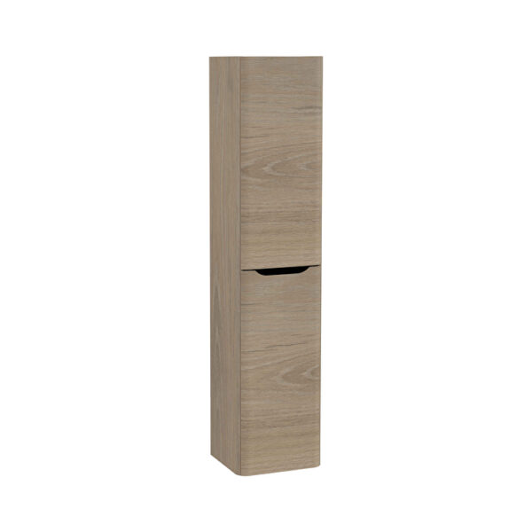 VitrA Integra Round Boy Dolabı, 40 cm, İki Kapaklı, Altın Meşe, Sol