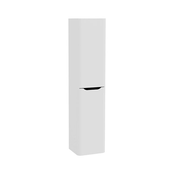 VitrA Integra Round Boy Dolabı, 40 cm, İki Kapaklı, Mat Açık Gri, Sol