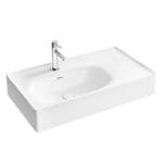 VitrA Equal Lavabo Ünitesi, 80 cm, Raflı, Beyaz Lavabolu - Görsel 2