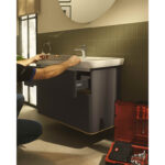 VitrA Sento Lavabo Dolabı, 100 cm, İki Çekmeceli, Aydınlatmalı, Mat Antrasit - Görsel 10