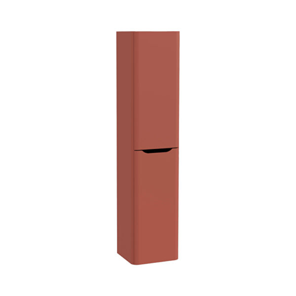 VitrA Integra Round Boy Dolabı, 40 cm, İki Kapaklı, Mat Kırmızı, Sağ