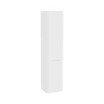 VitrA Integra Round Boy Dolabı, 40 cm, İki Kapaklı, Çamaşır Sepetli, Mat Beyaz, Sağ
