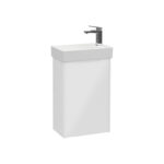 VitrA Integra Square Lavabo Dolabı, 45 cm, Bir Kapaklı, Dar, Parlak Beyaz, Sağ - Görsel 2