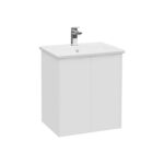 VitrA Integra Square Lavabo Dolabı, 60 cm, İki Kapaklı, Mat Beyaz